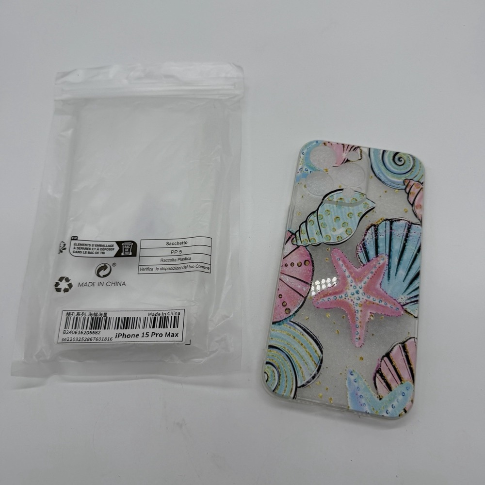 iPhone 15 Pro Max Under The Sea Sea Shells Phone Case Starfish